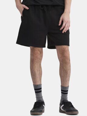 No Boundaries Soft Fleece Jogger Shorts, 6" Inseam